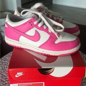 Pink Kids Nike dunks